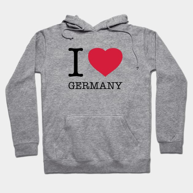 I LOVE GERMANY Hoodie by eyesblau